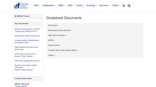 View Gradebook Documents - CPS Impact