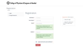 Register - College of Physicians & Surgeons of Mumbai