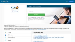 CPS Energy: Login, Bill Pay, Customer Service and Care Sign-In - Doxo