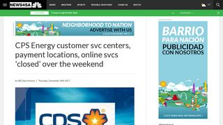 CPS Energy customer svc centers, payment locations, online svcs ...