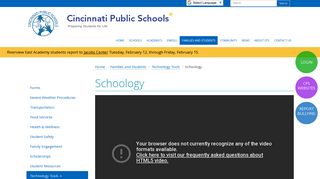 Schoology | Cincinnati Public Schools