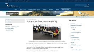 Student Online Services (SOS) - CPUT