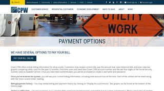 Payment Options - Greer Commission of Public Works - Greer CPW