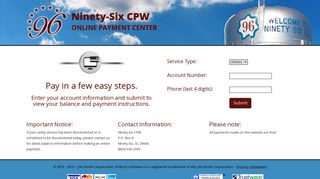 Centralized Collections Payment Website