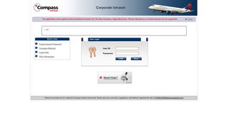 User Login - Compass Airlines Intranet