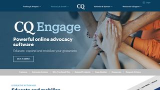 Advocacy Software to Mobilize Supporters | CQ Engage