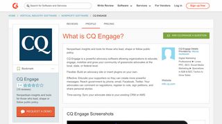 CQ Engage | G2 Crowd