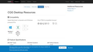 Resources - CQG Desktop | CQG, Inc. - CQG.com