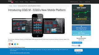 Introducing CQG M - CQG's New Mobile Platform | CQG News