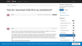 How do I download CQG M to my smartphone? — CQG Forums