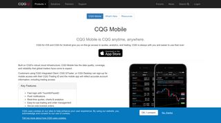 CQG Mobile | CQG, Inc. - CQG.com