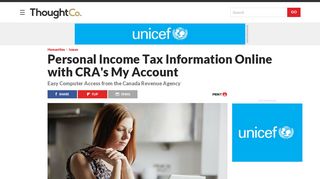Find Canadian Tax Info Online with CRA's My Account - ThoughtCo