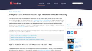 3 Ways to Crack Windows 10 Login Password - PassCue
