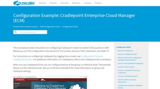 Configuration Example: Cradlepoint Enterprise Cloud Manager (ECM ...