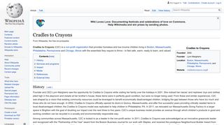 Cradles to Crayons - Wikipedia