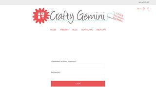 My Account – Crafty Gemini Clubs