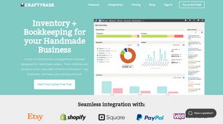 Craftybase: Inventory + Bookkeeping software for handmade businesses