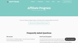 Affiliate Program | Craftybase
