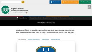 Payment Options | Craighead Electric Co-op Corp.