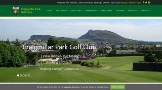 Home :: Craigmillar Park Golf Club | Edinburgh