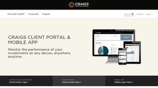 Client Portal & Mobile App | Craigs Investment Partners