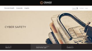 Cyber Safety | Stay safe online | Craigs Investment Partners