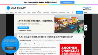 K.C. couple shot, robbed looking at Craigslist car - USA Today