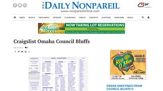 Craigslist Omaha Council Bluffs | | nonpareilonline.com