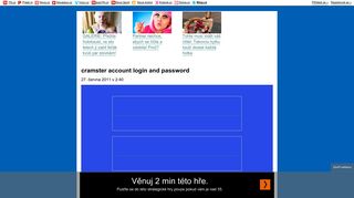 cramster account login and password | ncfpobmn