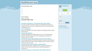 Cramster login code - AllenWilliamso5's blog