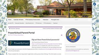 PowerSchool Parent Portal - Brookside Place School - Digital PTO