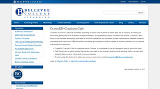 ConexED-Cranium Cafe :: BC Connect - Bellevue College