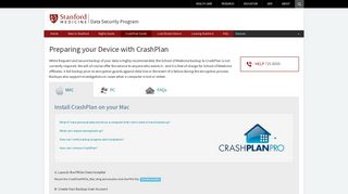 Installing CrashPlan - Data Security Program - Stanford University ...