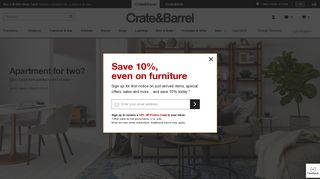 Crate and Barrel: Furniture, Home Decor and Wedding Registry