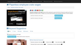 paperless crate employee barrel login keyword wages websites found