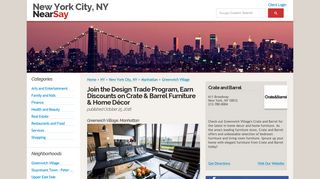 Join the Design Trade Program, Earn Discounts on Crate & Barrel ...