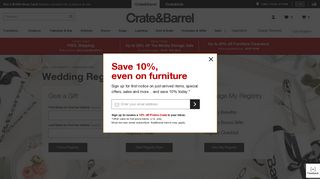 Wedding Registry | Crate and Barrel