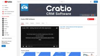 Cratio CRM Software - YouTube