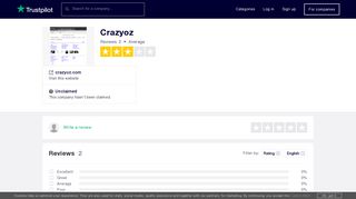Crazyoz Reviews | Read Customer Service Reviews of crazyoz.com