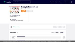 CrazySales.com.au Reviews | Read Customer Service Reviews of ...