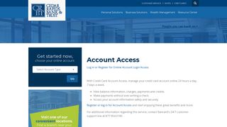 Account Access - Cedar Rapids Bank & Trust