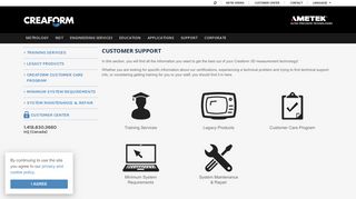 Customer Support | Customer Care | Contact Us | Creaform