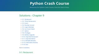 Solutions - Chapter 9 - Python Crash Course by ehmatthes - GitHub ...