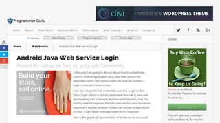Android Java Web Service Login | Android Tutorial Blog