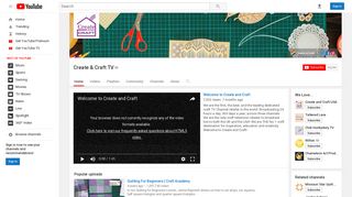 Create & Craft TV - YouTube