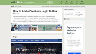 How to Add a Facebook Login Button: 7 Steps (with Pictures)