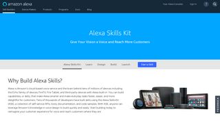 Alexa Skills Kit - Build for Voice with Amazon - Amazon Developer