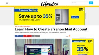 Need to Create a New Yahoo Mail Account? - Lifewire