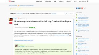 How many computers can I install my Creative Cloud apps on ...