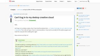Can't log in to my deskop creative cloud | Adobe Community - Adobe ...